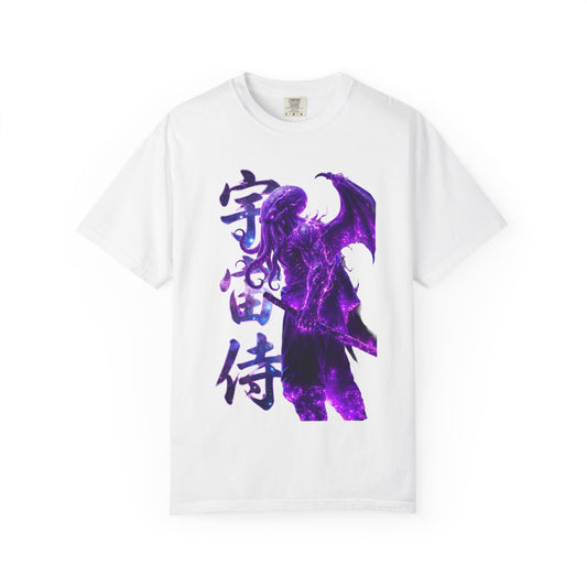 Purple Galaxy Monster Shirt Japanese Aesthetic T Shirt Cosmic Horror Graphic Tee Harajuku Streetwear Comfort Colors 1717 Apparel