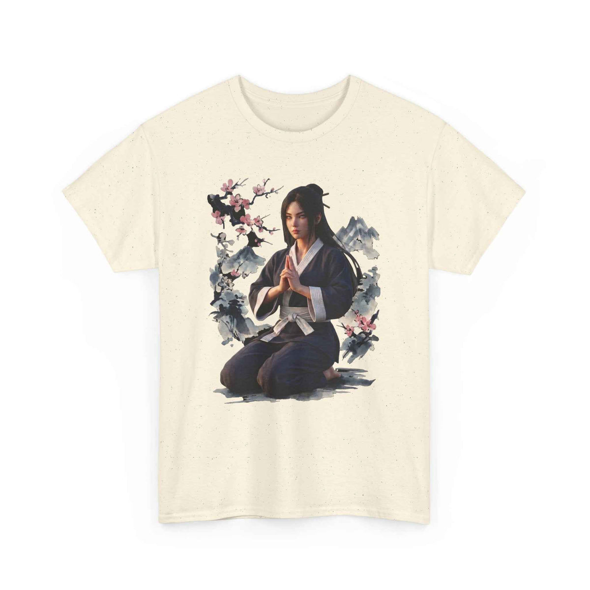 Japanese Aesthetic Kunoichi Sakura Graphic T-Shirt Anime
