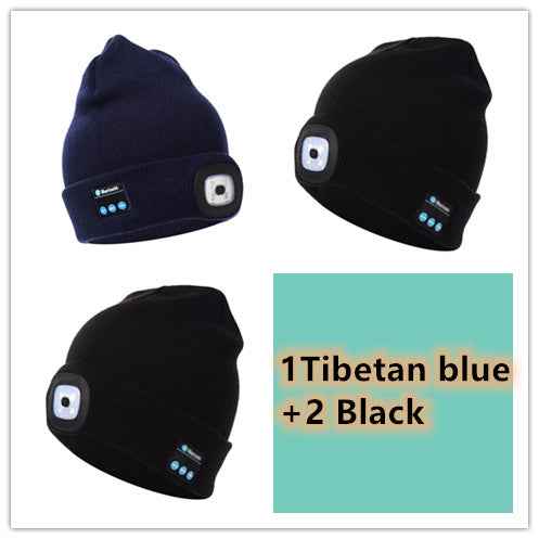 Bluetooth LED Smart Hat - Wireless Headphone & Hands-Free Speaker