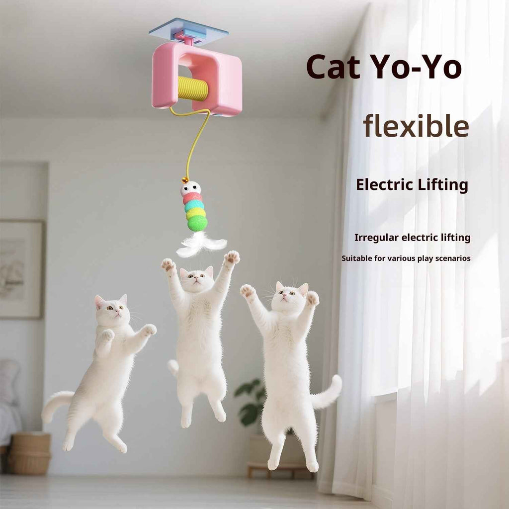 Self-Playing Cat Toy: Caterpillar & Flying Bird Interactive Automatic Hanging Pet Chaser
