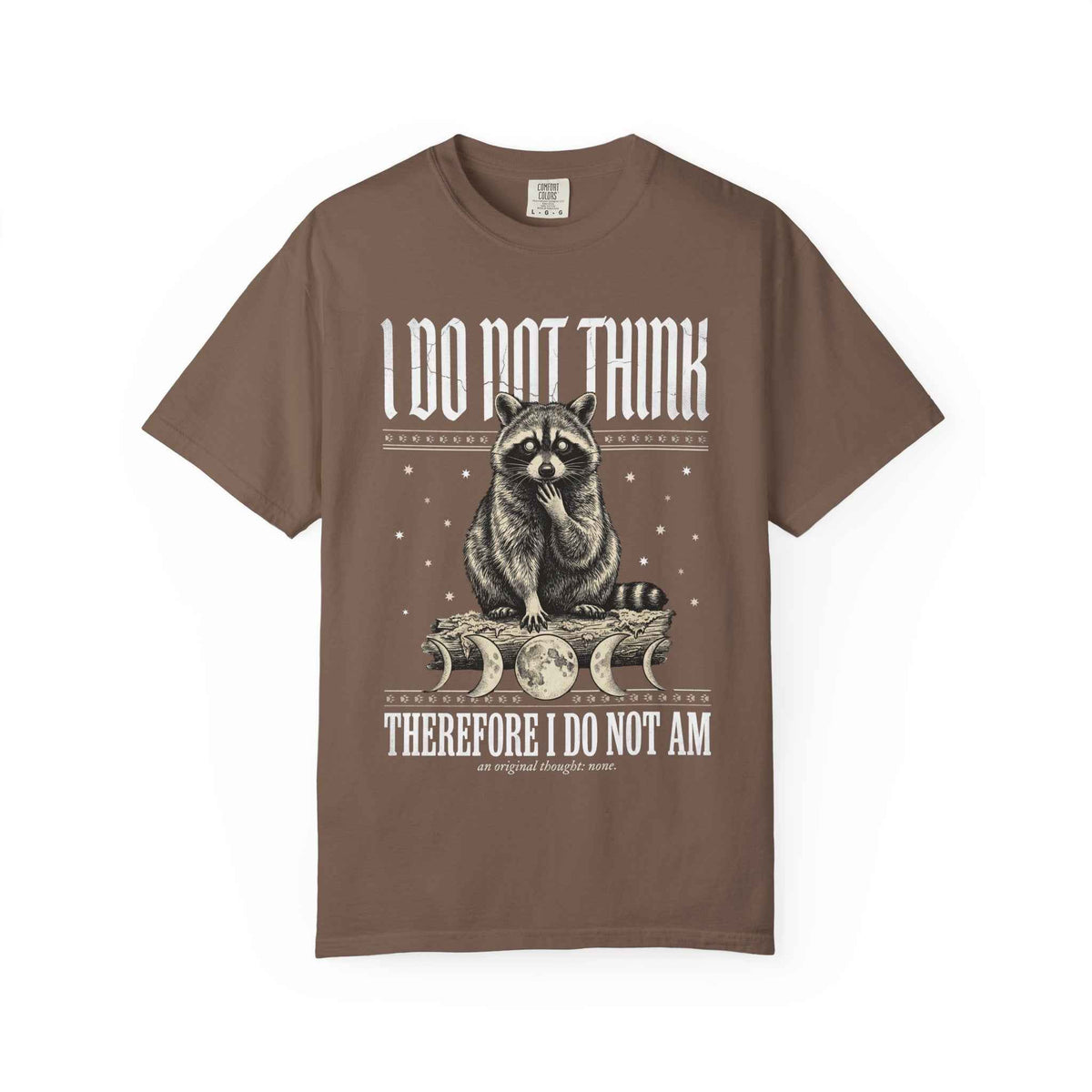 Camiseta Vintage Ironic Raccoon Meme - Graphic Tee para Hombre y Mujer