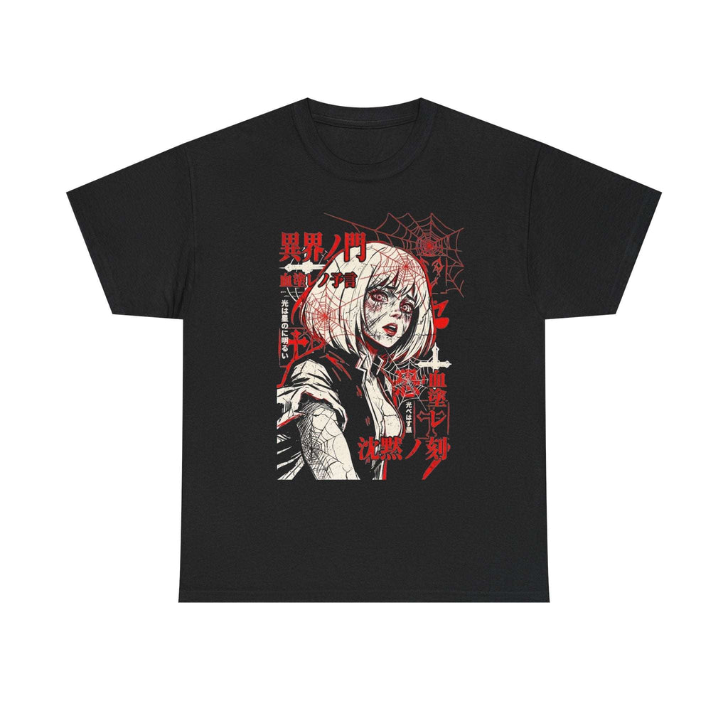 Dark Anime Graphic Tee, Heavy Cotton Streetwear Classic