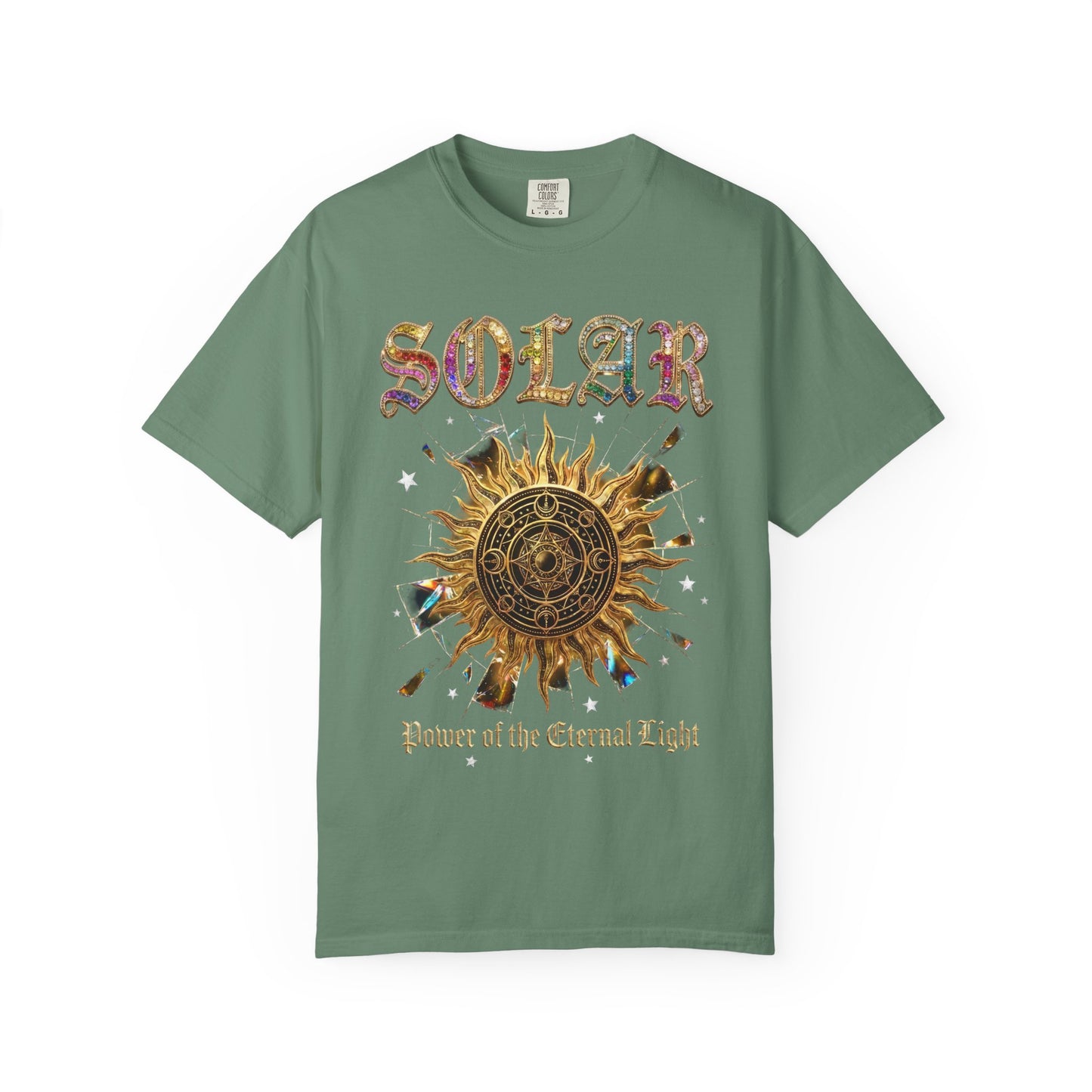 Solar Sun Graphic T-Shirt — "Power of the Eternal Light"