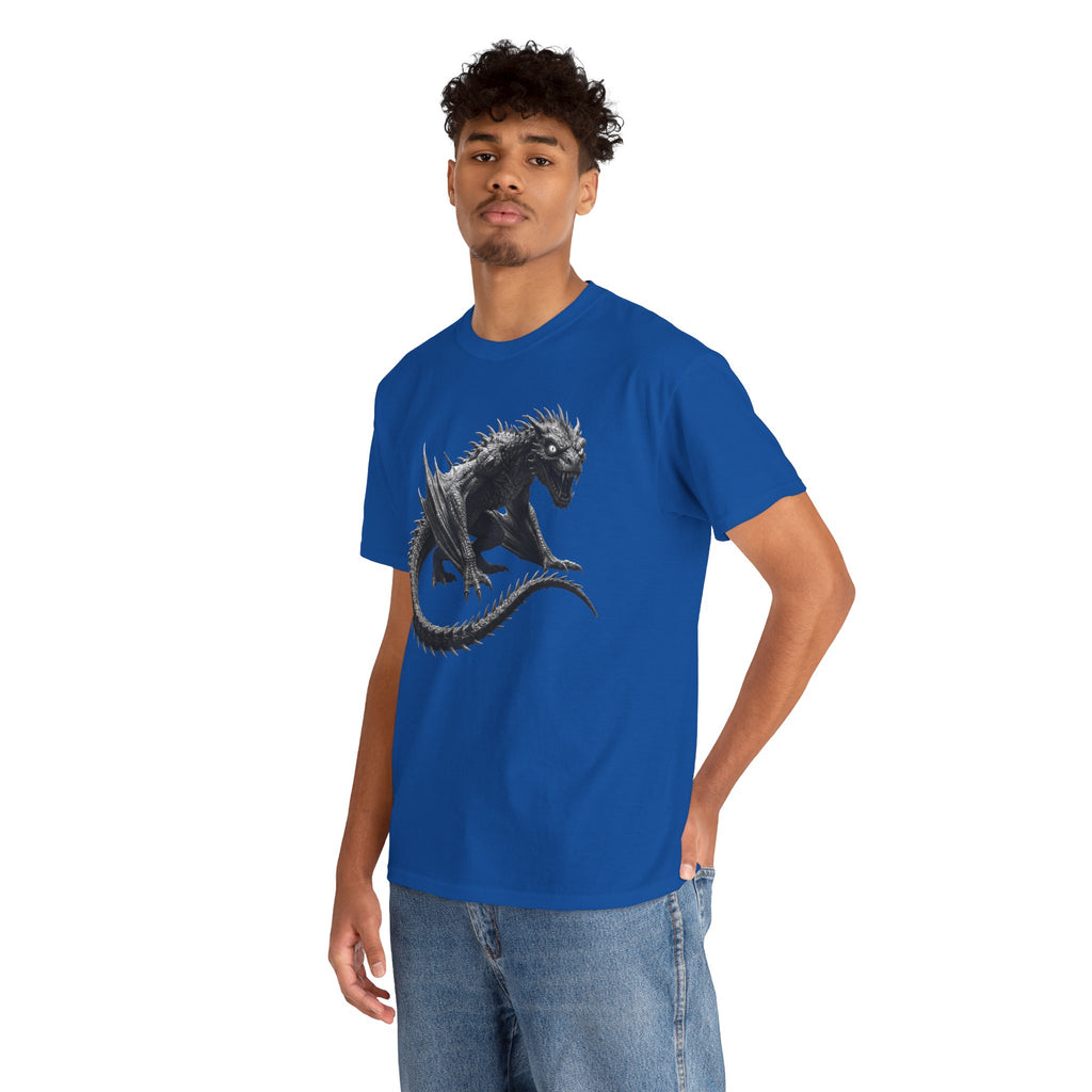 Fierce Dragon Graphic Tee - Dark Fantasy Streetwear Tee