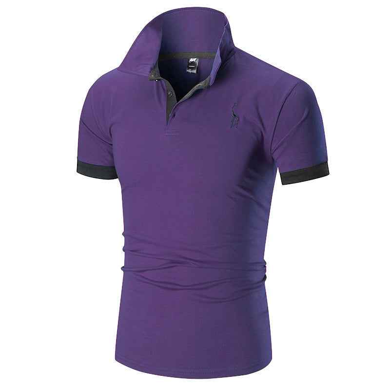 Fawn Summer Short Sleeve Embroidered Shirt - Stylish, Light & Fashionable