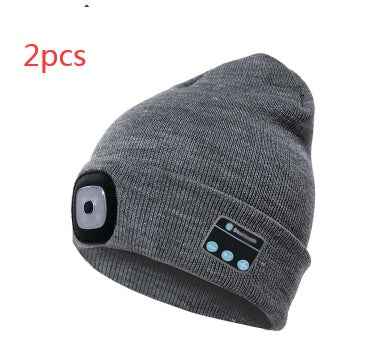 Bluetooth LED Smart Hat - Wireless Headphone & Hands-Free Speaker