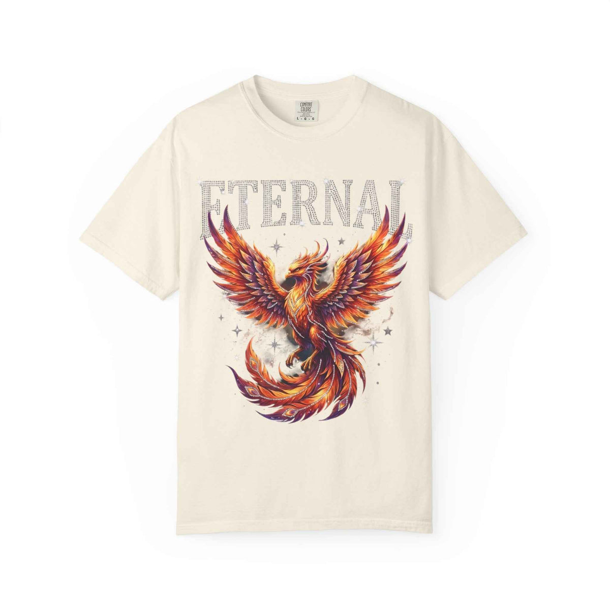 Retro Y2K Eternal Phoenix Tee - Celestial Graphic Streetwear