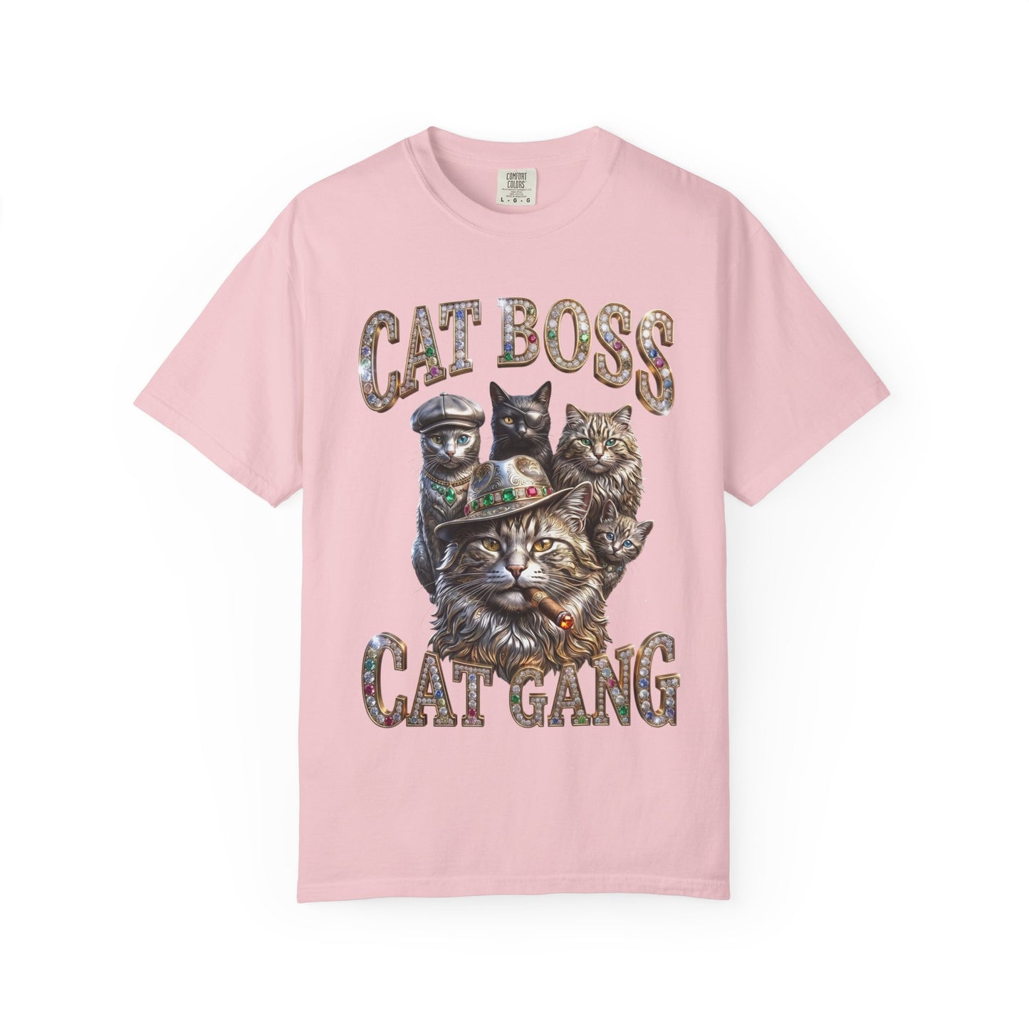 Cat Boss Cat Gang Graphic T-Shirt