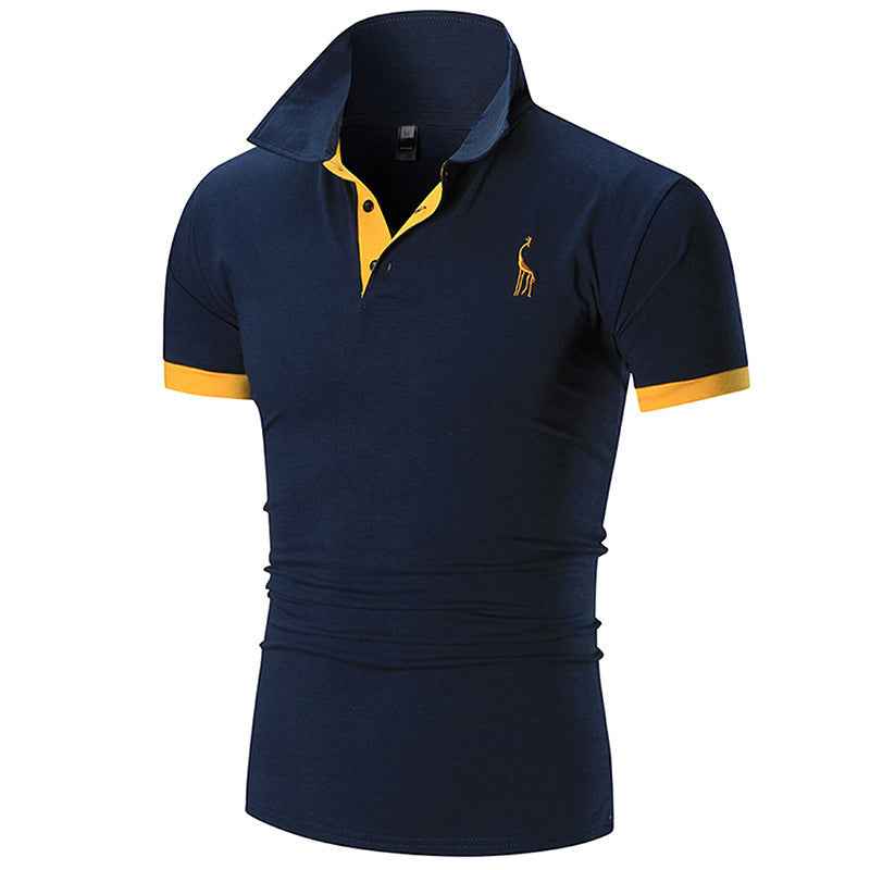 Fawn Summer Short Sleeve Embroidered Shirt - Stylish, Light & Fashionable