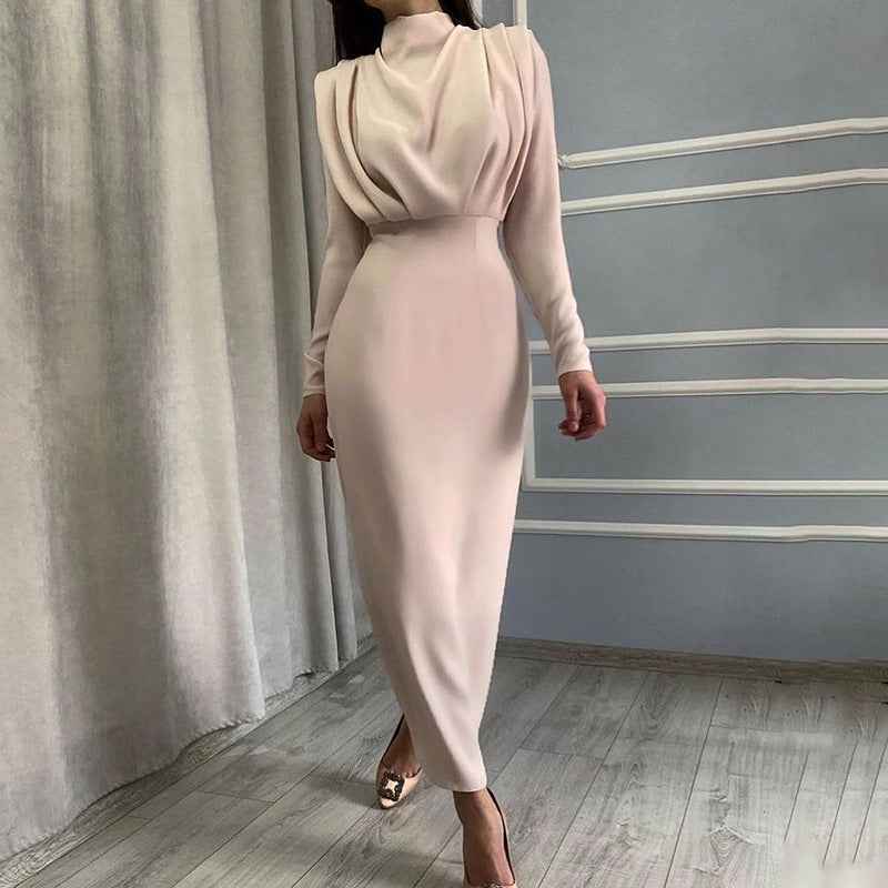 Fashion Temperament High Waist Autumn Street Dress