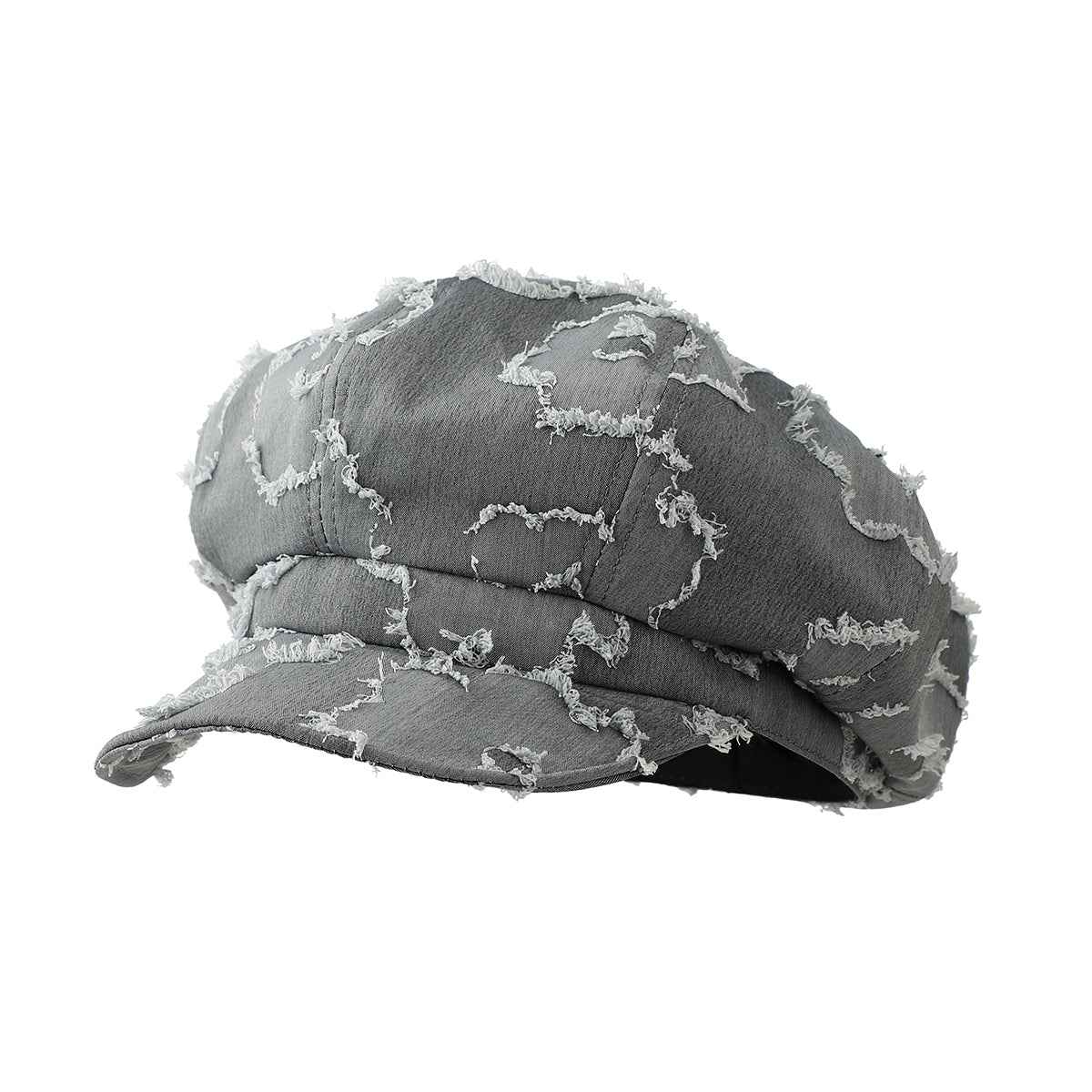American Retro Star Fringed Octagonal Cap - Lightweight Casual Fashion Headwear