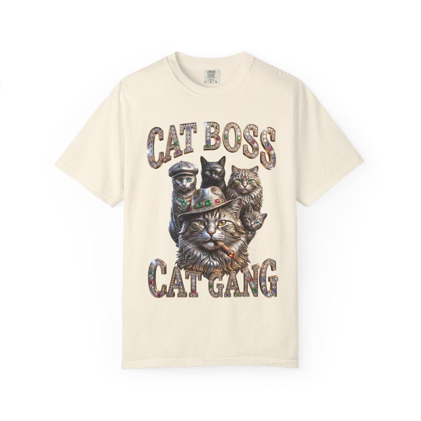 Cat Boss Cat Gang Graphic T-Shirt