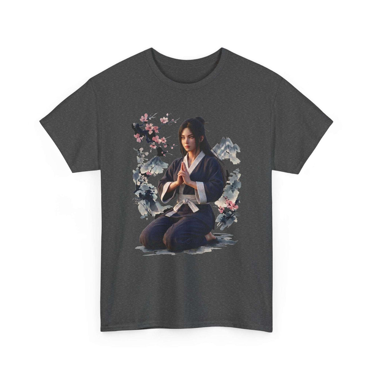 Japanese Aesthetic Kunoichi Sakura Graphic T-Shirt Anime