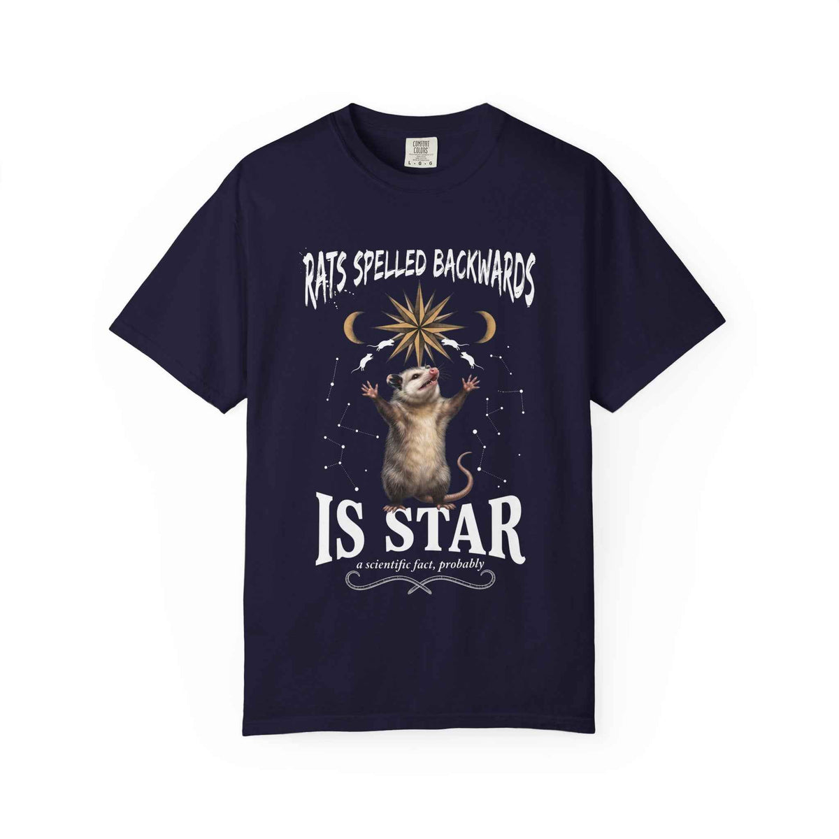 Funny Meme Opossum Graphic Shirt - Heavyweight Comfort Colors Ironic Vintage Tee