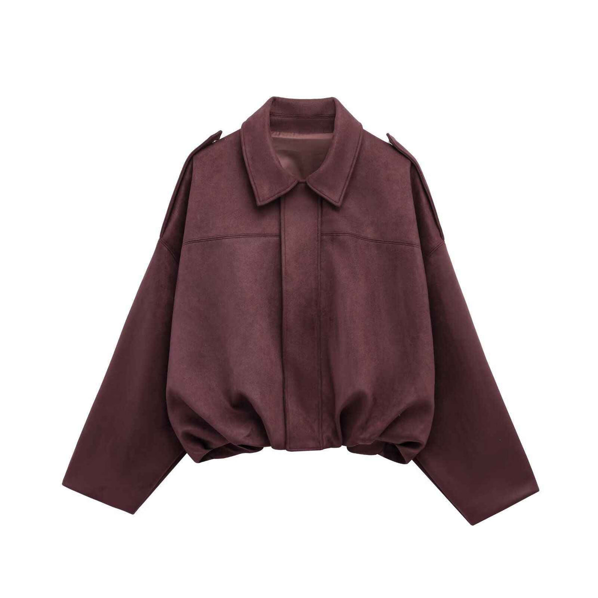 Men's Faux Suede Pilot Jacket - Stylish, Comfortable Zip-Up Coat