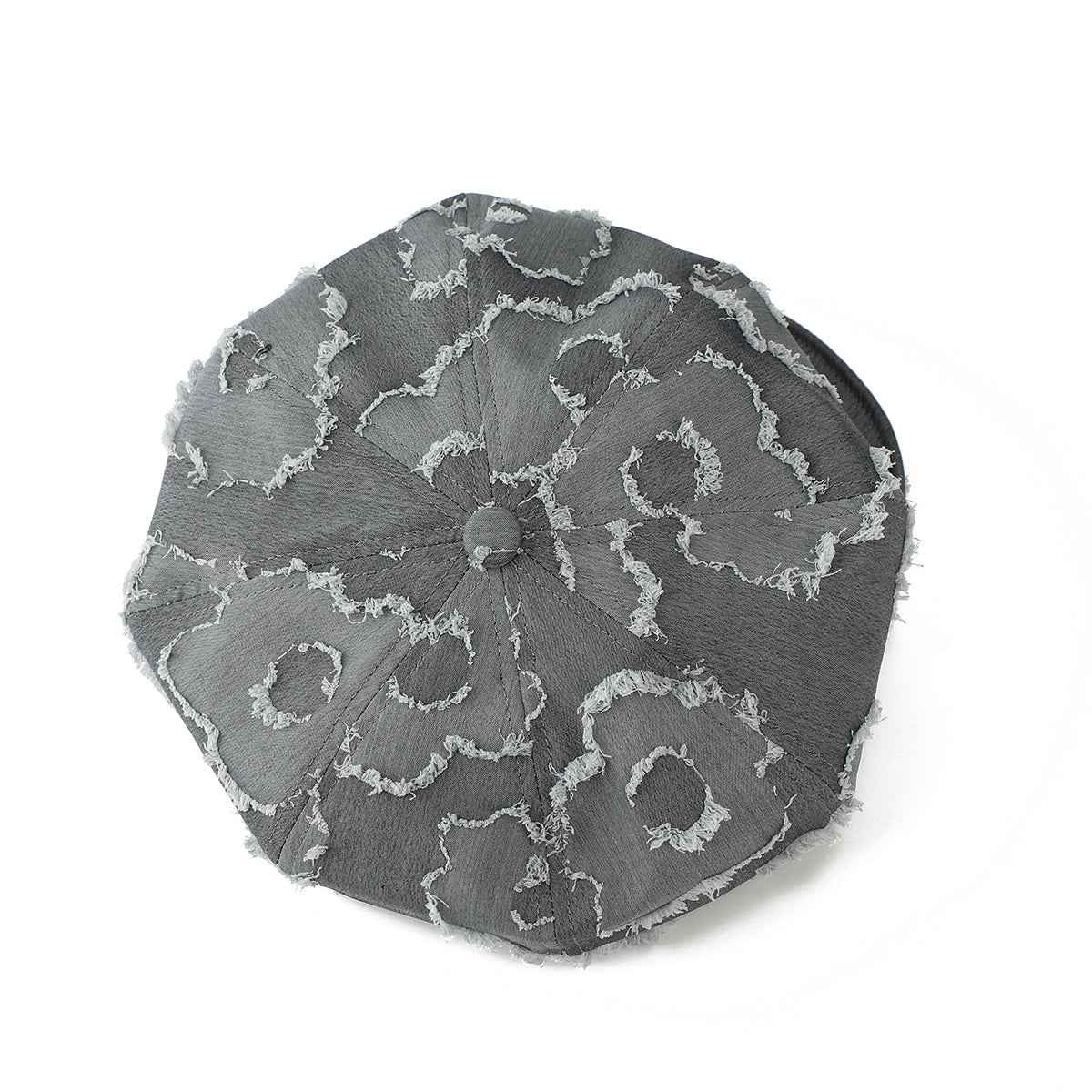 American Retro Star Fringed Octagonal Cap - Lightweight Casual Fashion Headwear