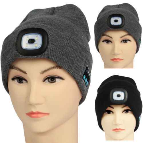 Bluetooth LED Smart Hat - Wireless Headphone & Hands-Free Speaker