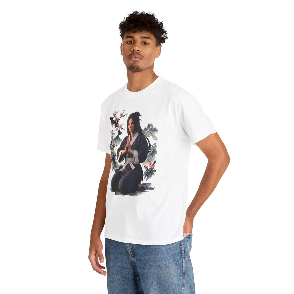 Japanese Aesthetic Kunoichi Sakura Graphic T-Shirt Anime