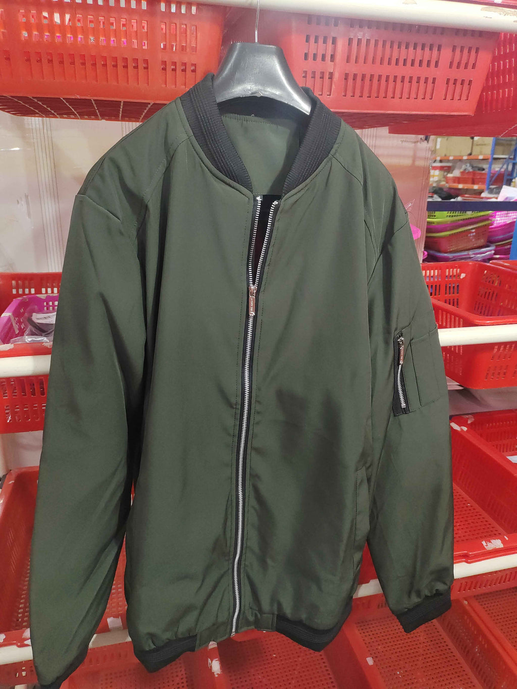 Vintage Slim Fit Bomber Jacket, Urban Streetwear