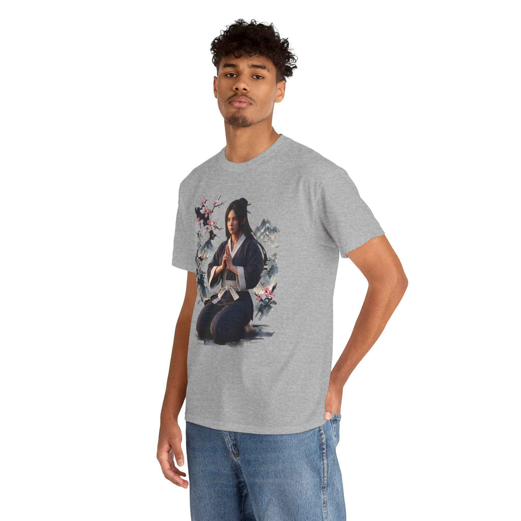 Japanese Aesthetic Kunoichi Sakura Graphic T-Shirt Anime