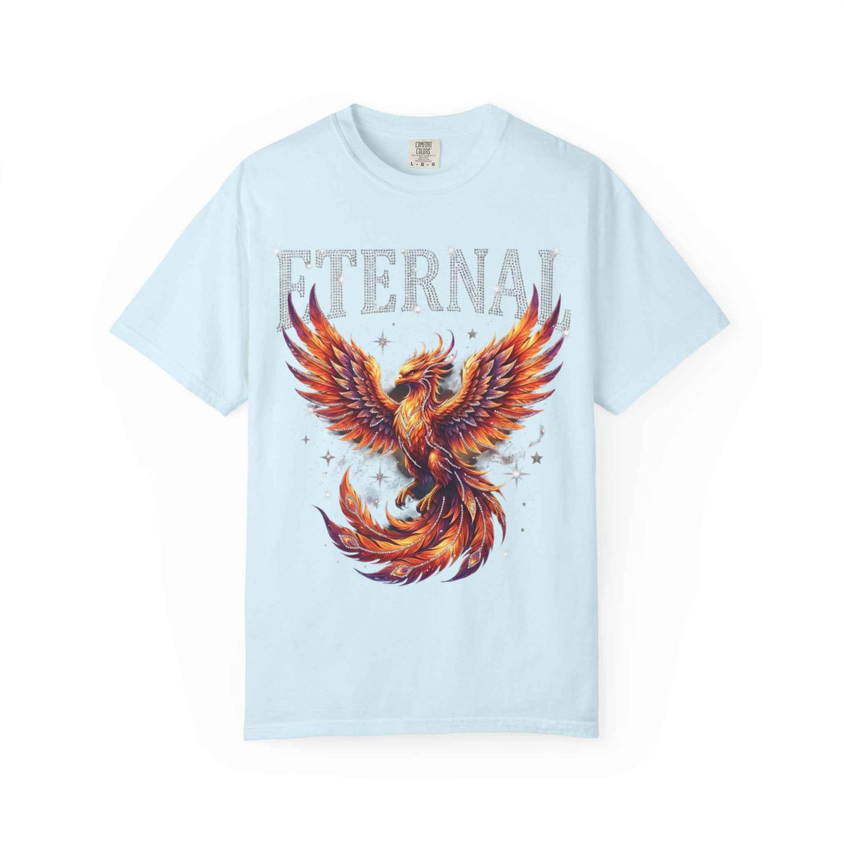 Retro Y2K Eternal Phoenix Tee - Celestial Graphic Streetwear