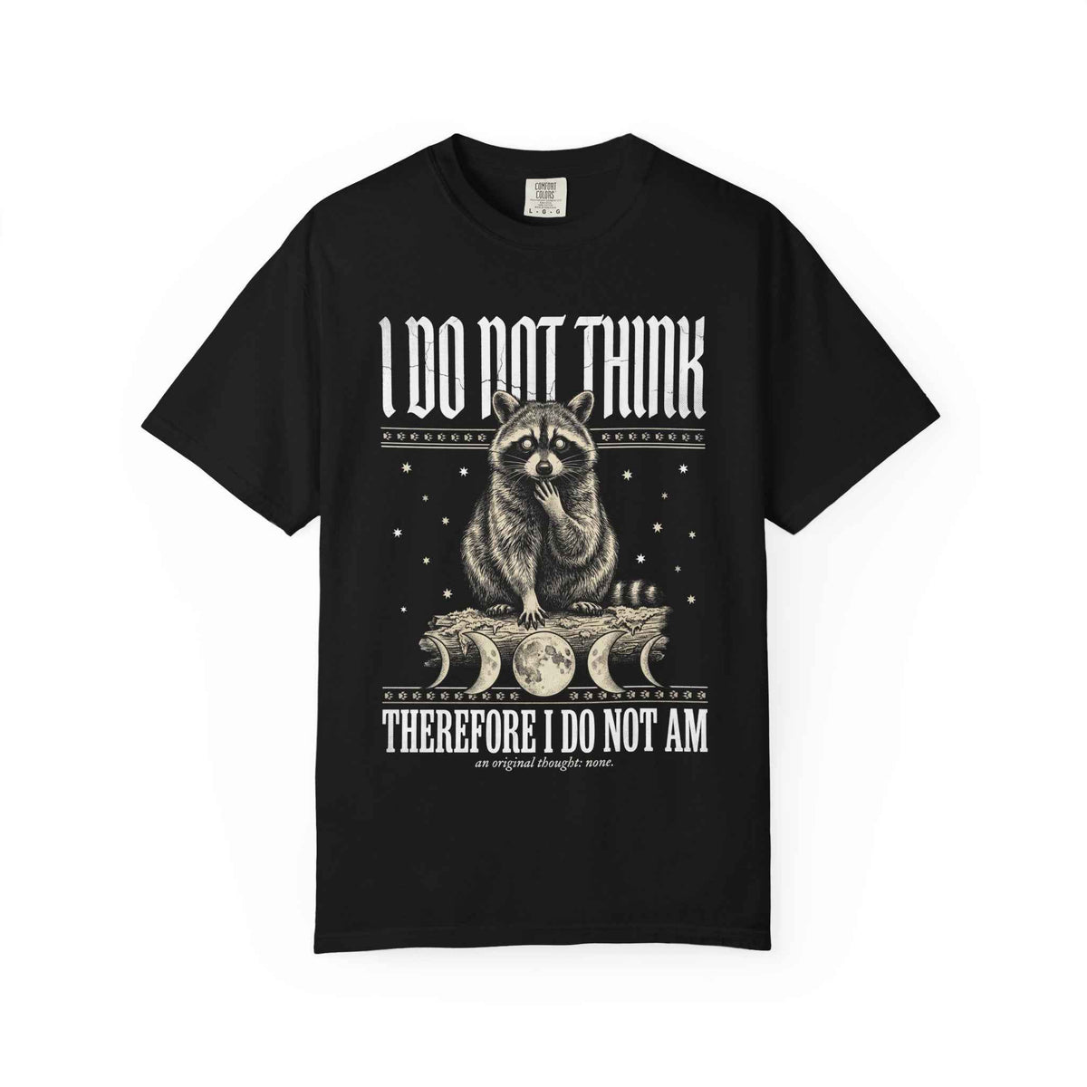 Camiseta Vintage Ironic Raccoon Meme - Graphic Tee para Hombre y Mujer