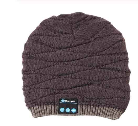 Wireless Bluetooth Earbuds in Knitted Hat - Music Stereo