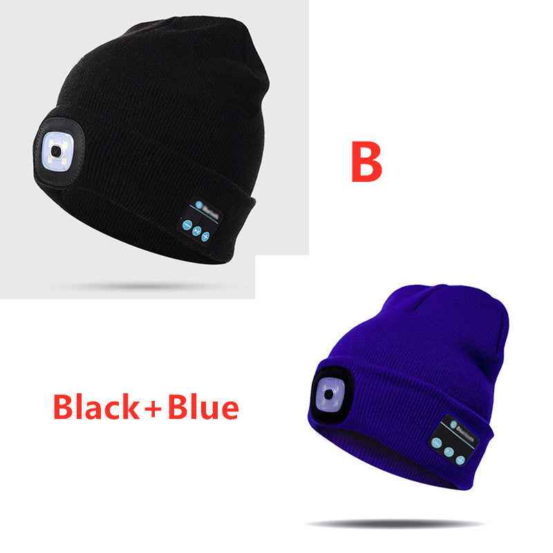Bluetooth LED Smart Hat - Wireless Headphone & Hands-Free Speaker