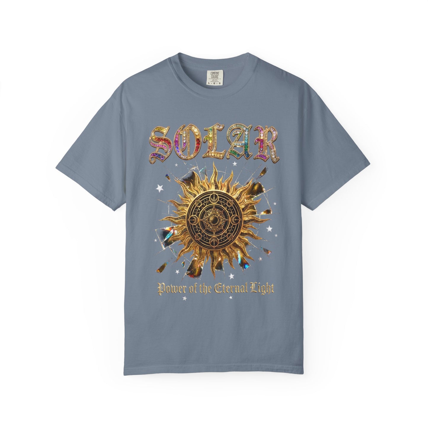 Solar Sun Graphic T-Shirt — "Power of the Eternal Light"