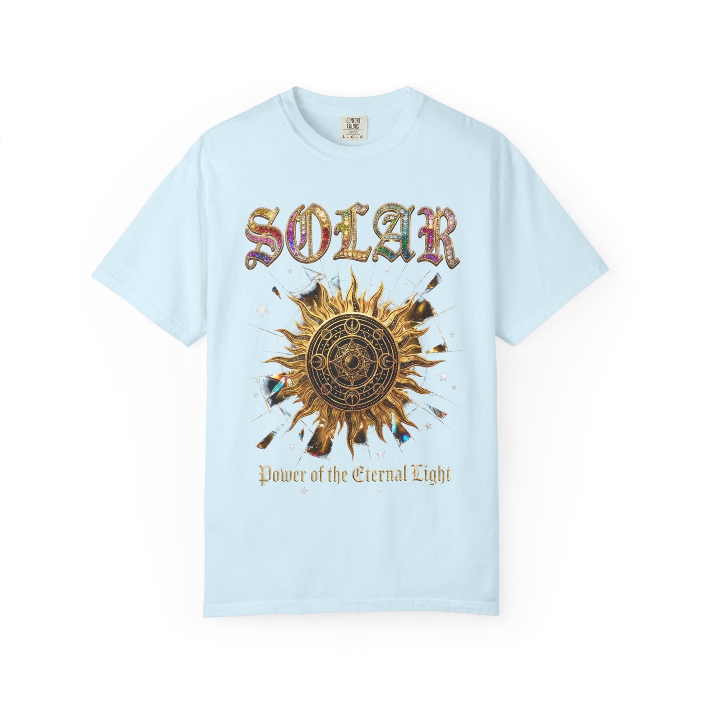 Solar Sun Graphic T-Shirt — "Power of the Eternal Light"