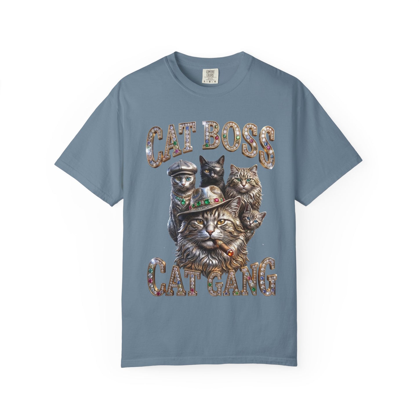 Cat Boss Cat Gang Graphic T-Shirt