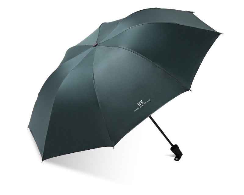 Automatic Folding Sun Rain Umbrella, Lightweight 8-Bone UV Protection