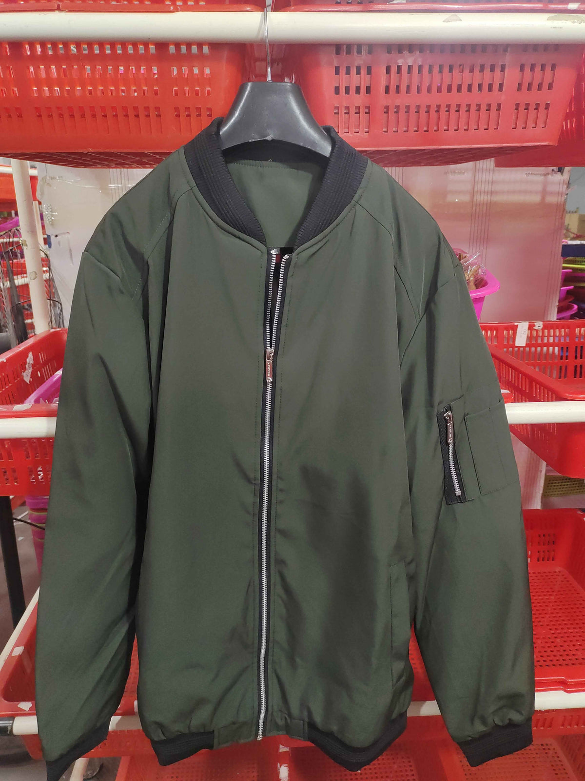 Vintage Slim Fit Bomber Jacket, Urban Streetwear