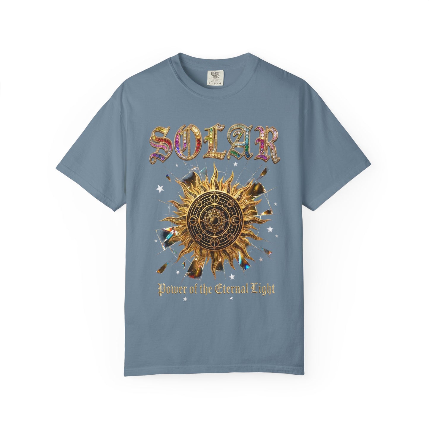 Solar Sun Graphic T-Shirt — "Power of the Eternal Light"
