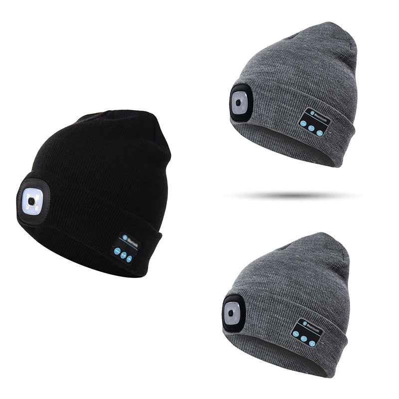 Bluetooth LED Smart Hat - Wireless Headphone & Hands-Free Speaker