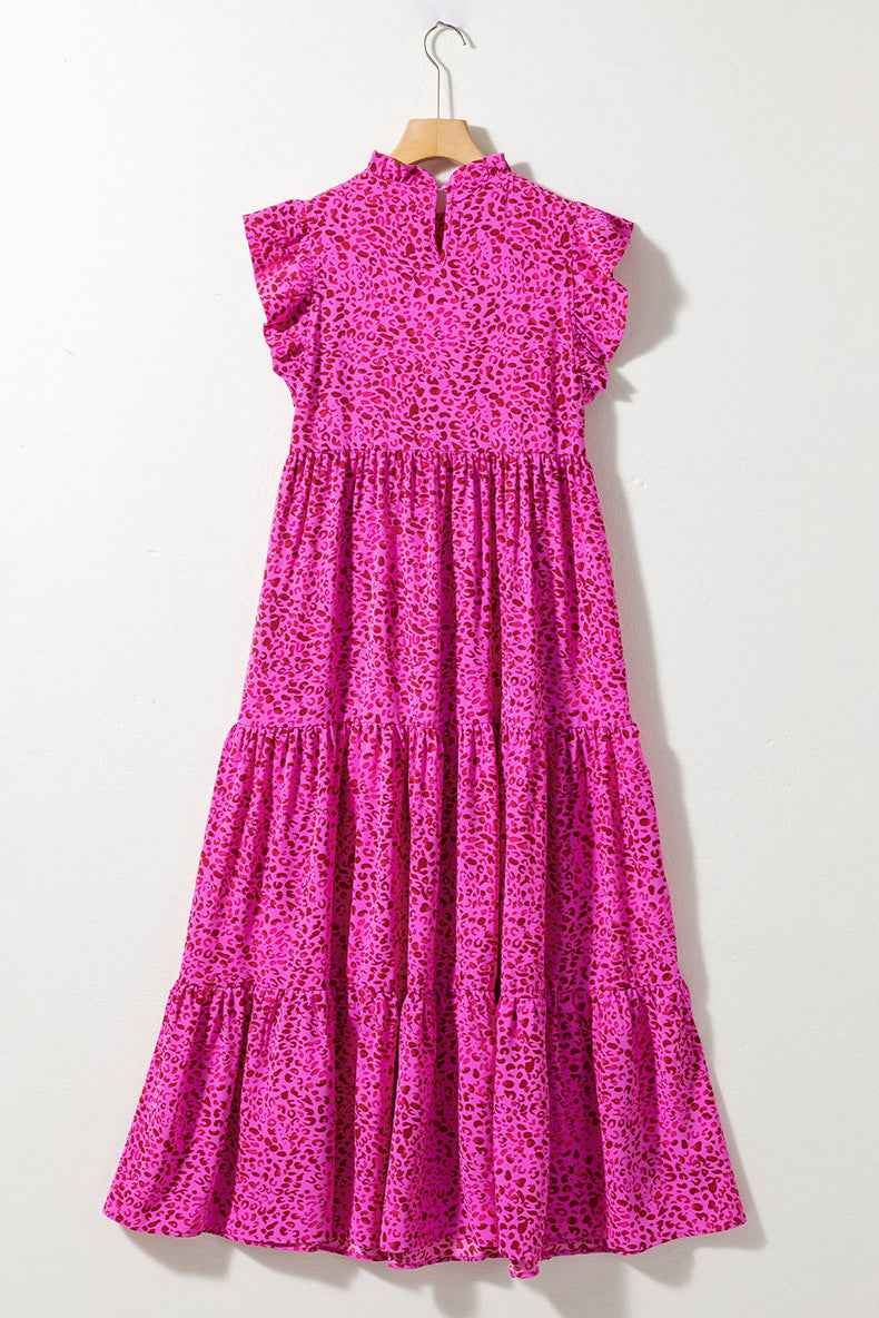 Stylish & Cozy Women's Round-Neck Casual Dress