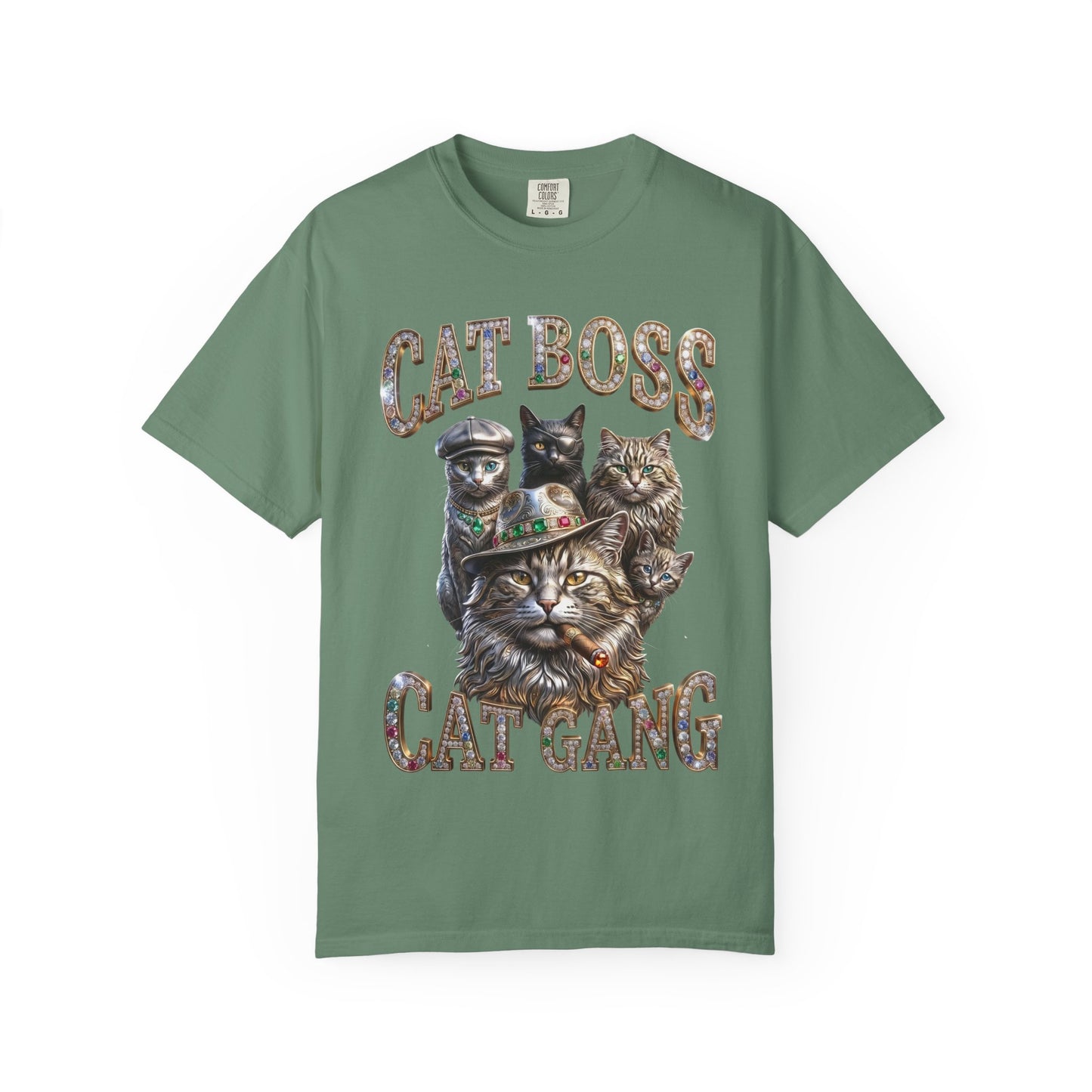 Cat Boss Cat Gang Graphic T-Shirt