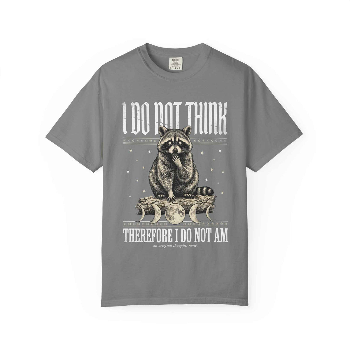 Camiseta Vintage Ironic Raccoon Meme - Graphic Tee para Hombre y Mujer