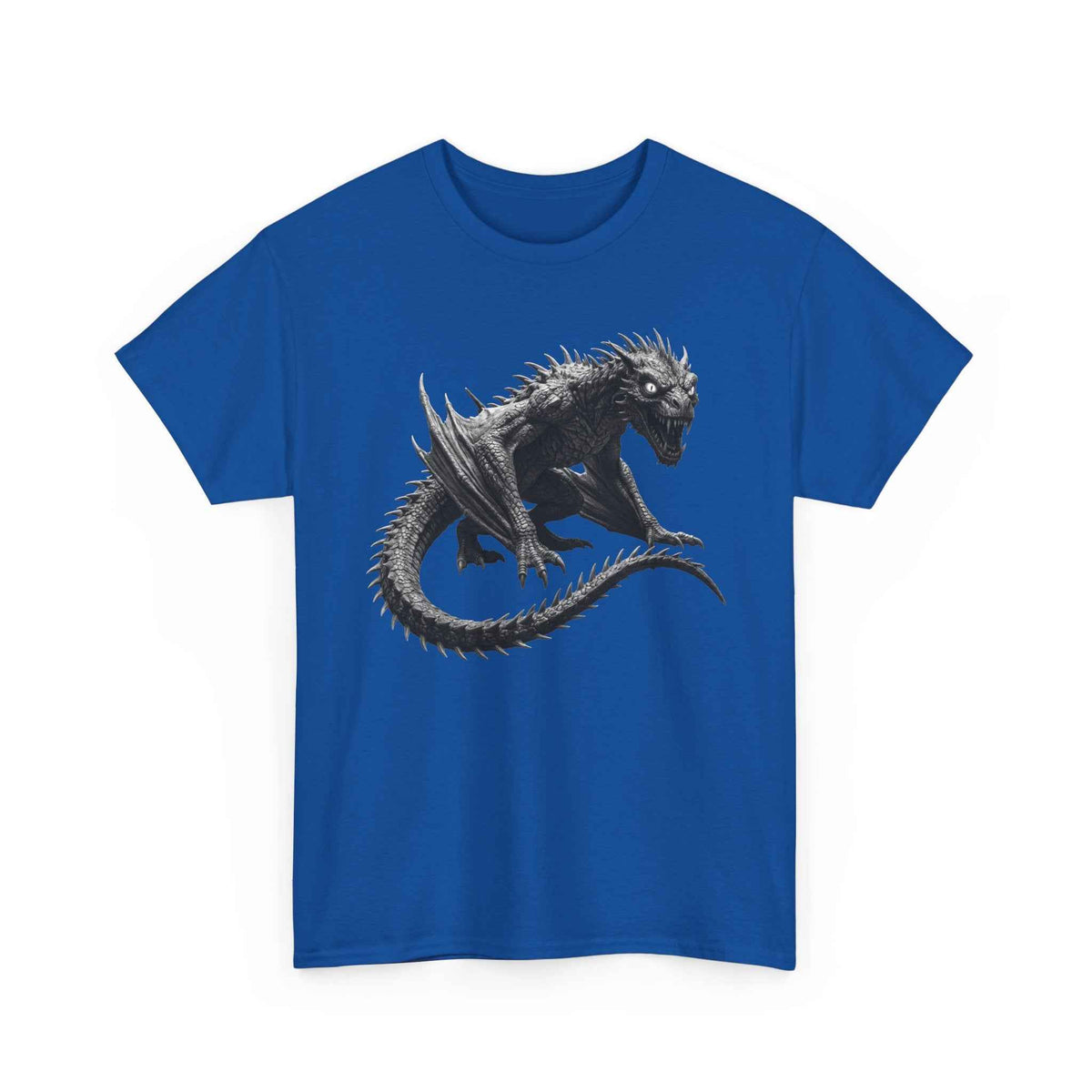 Fierce Dragon Graphic Tee - Dark Fantasy Streetwear Tee