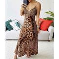 New Leopard Print Butterfly Strap Dress for Women - Lightweight Summer