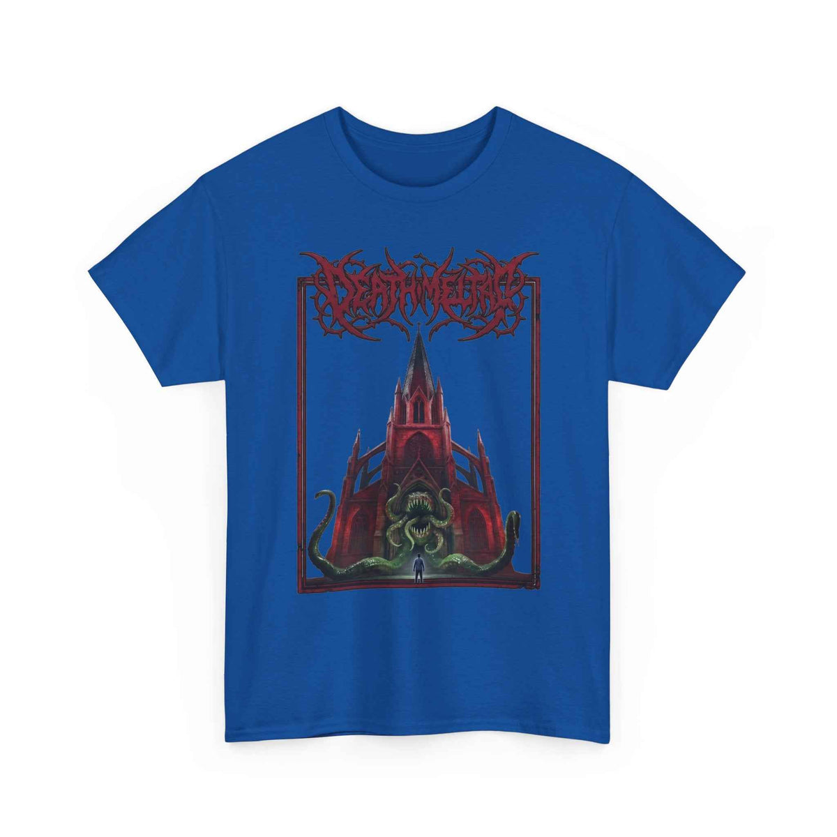 Eldritch Cathedral Tentacle Graphic T-Shirt - Heavy Cotton