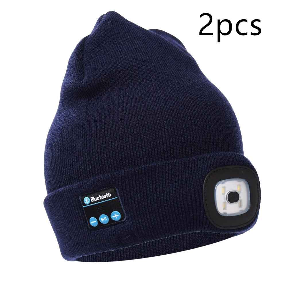 Bluetooth LED Smart Hat - Wireless Headphone & Hands-Free Speaker
