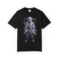 Cyberpunk Cat Warrior Graphic Tee - Harajuku Style, 100% Cotton Premium Tee