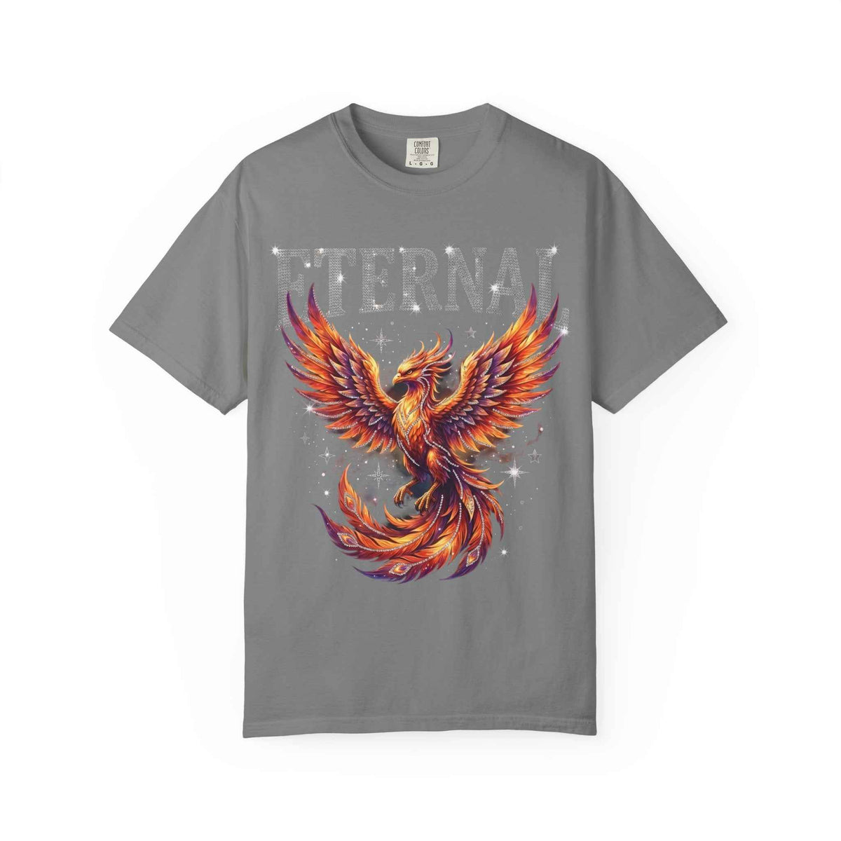 Retro Y2K Eternal Phoenix Tee - Celestial Graphic Streetwear