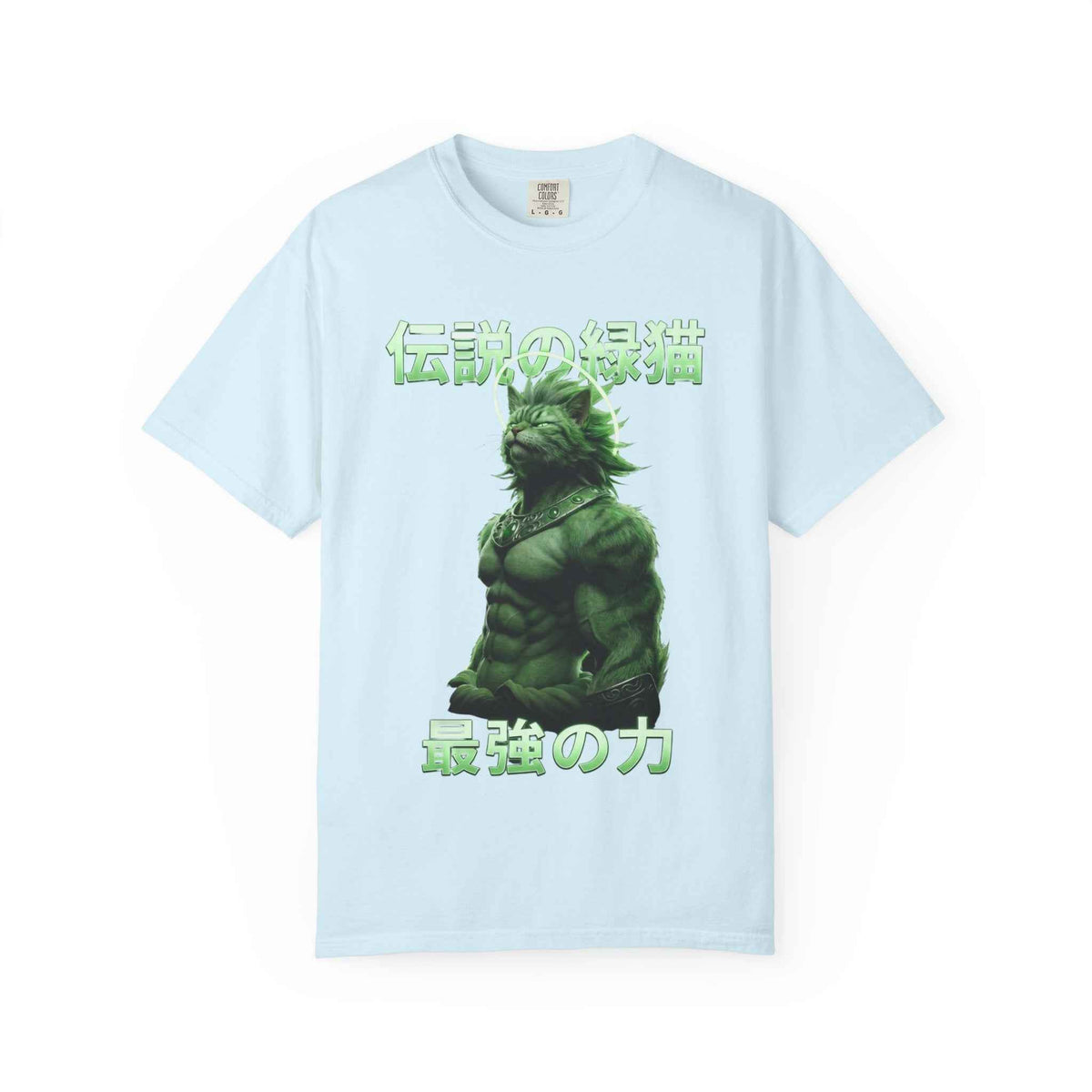 Premium Heavyweight Boxy Tee - Vintage Densetsu no Midori Neko Japanese Aesthetic Graphic T-Shirt | Alternative Streetwear Comfort Colors 1717