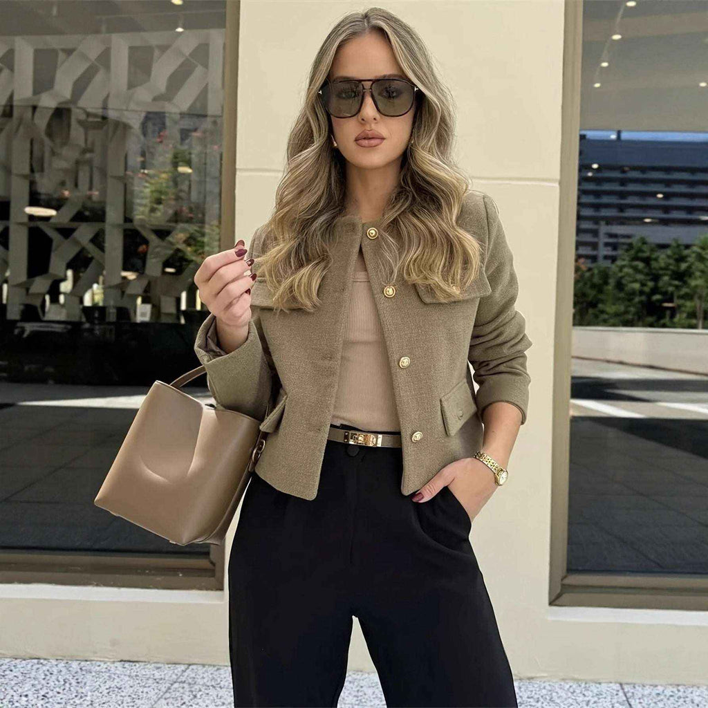 Chanel-Inspired Cropped Blazer for Women - Stylish & Trendy