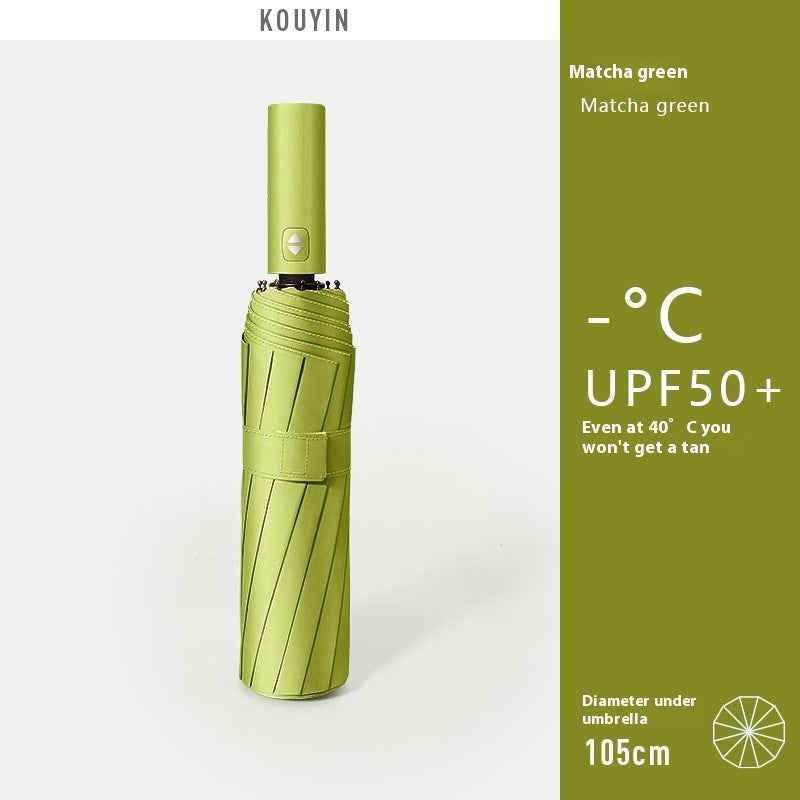 Full-automatic Folding Umbrella Rain And Rain Dual-purpose Sunshade