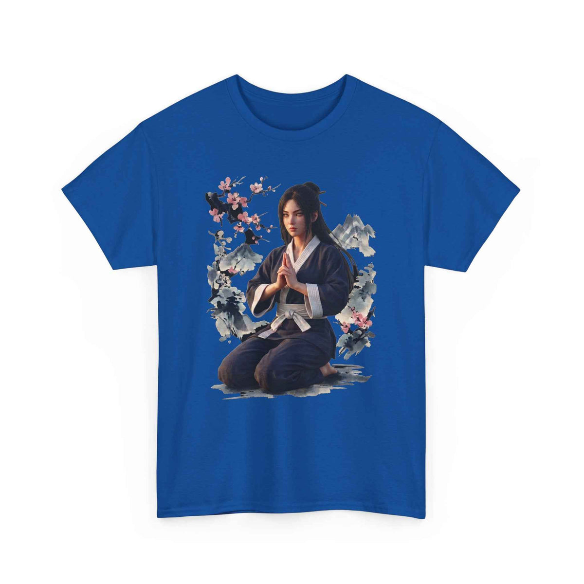 Japanese Aesthetic Kunoichi Sakura Graphic T-Shirt Anime