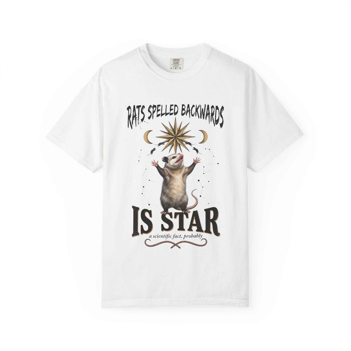 Funny Meme Opossum Graphic Shirt - Heavyweight Comfort Colors Ironic Vintage Tee