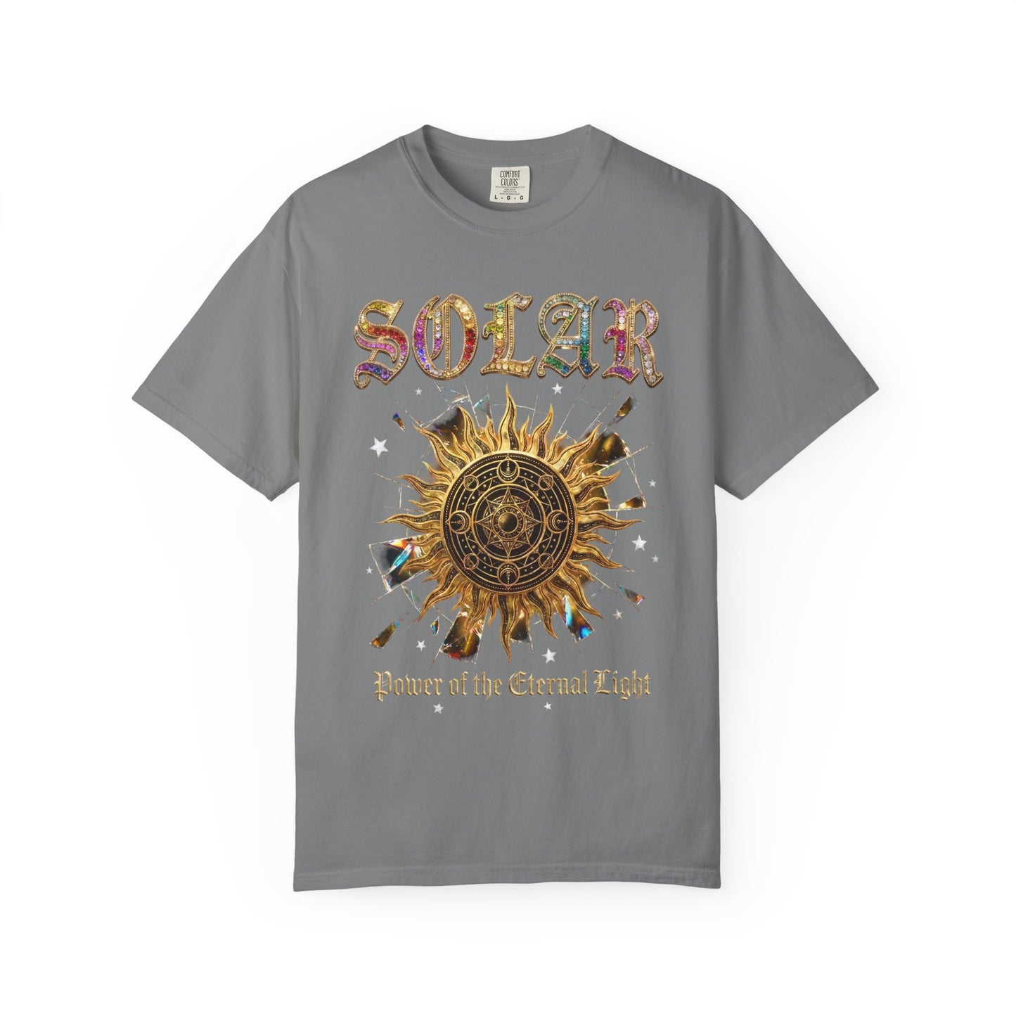 Solar Sun Graphic T-Shirt — "Power of the Eternal Light"